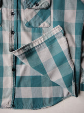 Load image into Gallery viewer, 1970s Five Brother Plaid Flannel Shirt - XL

