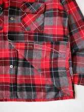 Load image into Gallery viewer, 1960/70s Golden Fleetline Wool &amp; Rayon Flap Pocket Shirt - M
