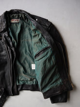 Load image into Gallery viewer, 1980&#39;s Italian Leather Biker Jacket - M/L
