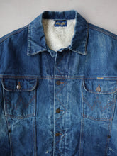 Load image into Gallery viewer, 1980&#39;s Distressed Wrangler Lined Denim Jacket - XL
