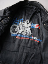Load image into Gallery viewer, 1990s Studded Leather Biker Jacket - M

