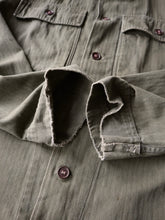 Load image into Gallery viewer, 1960s Dutch Army HBT Field Shirt - L/XL
