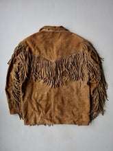 Load image into Gallery viewer, 1980s Tough Leather Western Fringe Leather Jacket - XL

