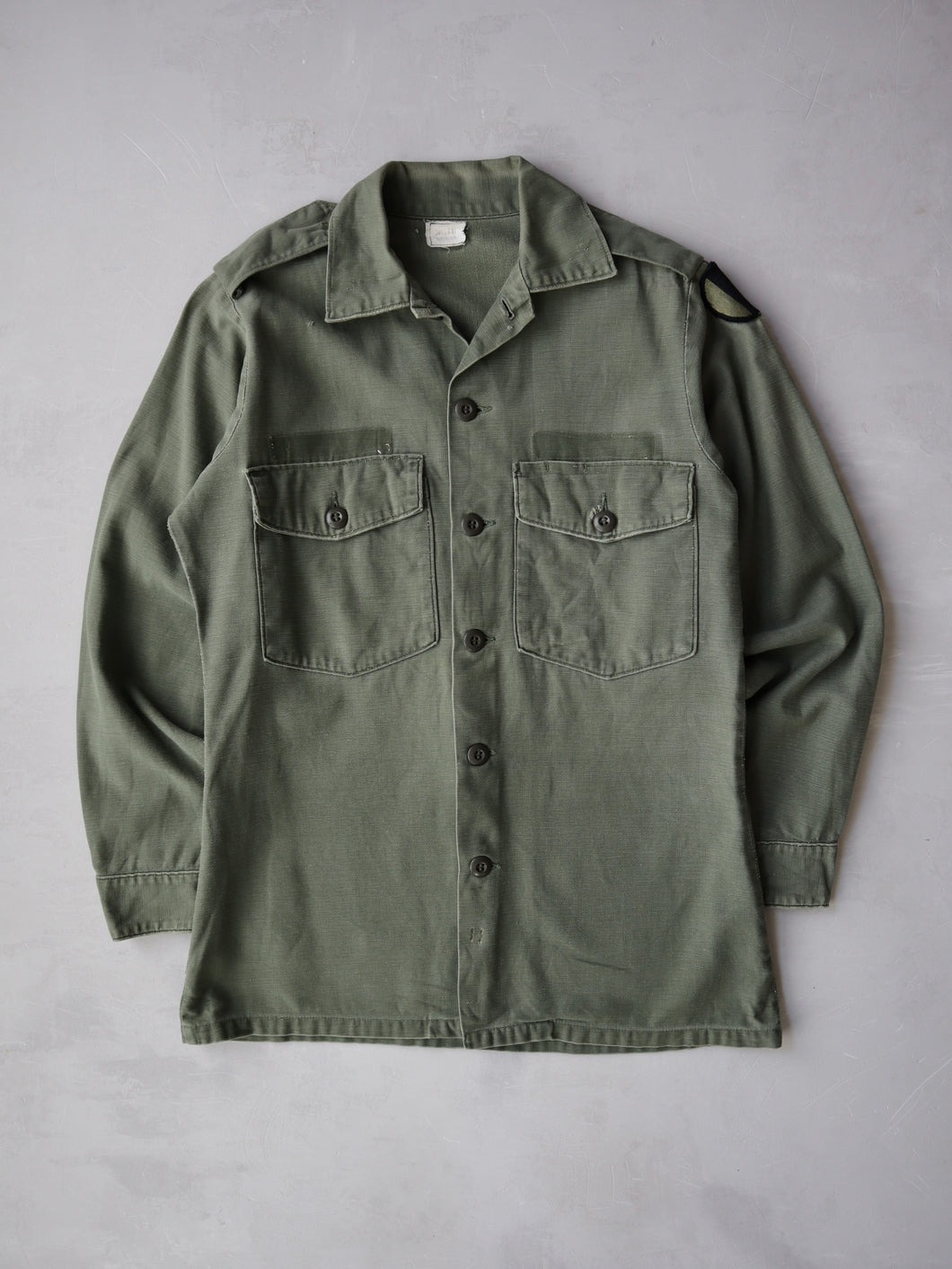 1970's U.S Army OG-107 Shirt - S