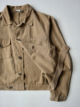 Load image into Gallery viewer, Czech Otavan Třebon Cropped Herringbone Twill Workwear Jacket - L
