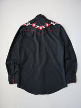 Load image into Gallery viewer, 1970s Chute Embroidered Floral Western Shirt - XXS
