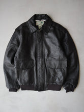 Load image into Gallery viewer, L.L.Bean Goatskin A-2 Leather Jacket - M
