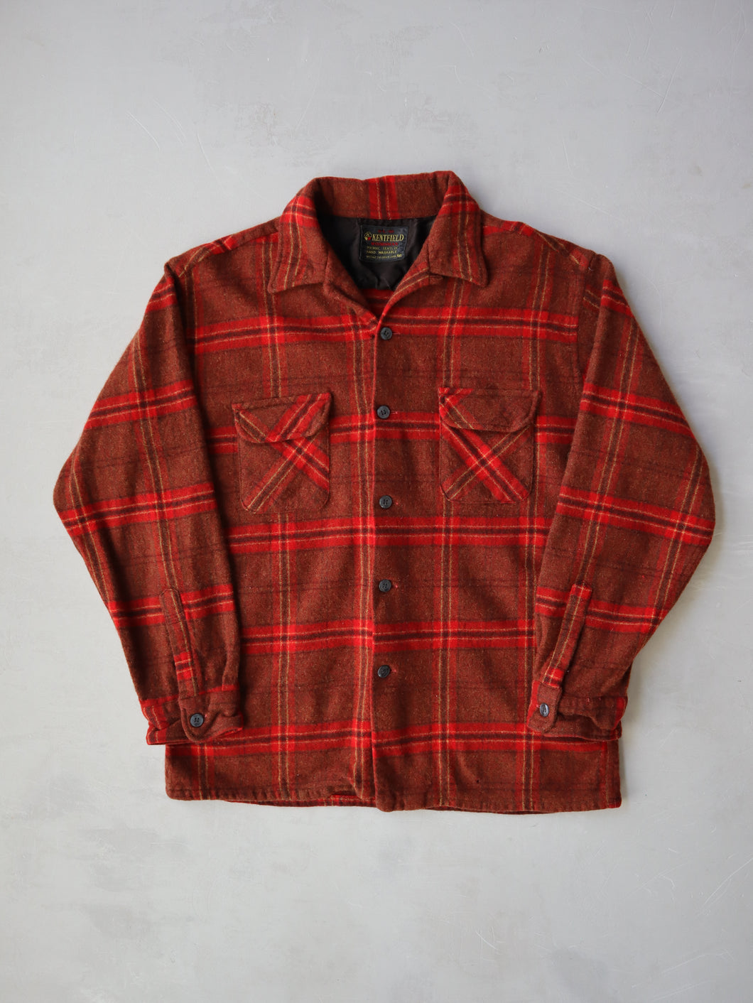 1960's Kentfield Woodsman Loop Collar Shirt - S
