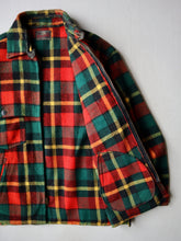Load image into Gallery viewer, 1950s Johnson Woolen Mills Wool Plaid Cruiser Jacket - L
