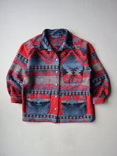 Load image into Gallery viewer, 1980s Women's Aztec Wool Blend Jacket - M
