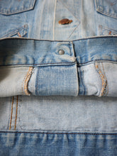 Load image into Gallery viewer, 1960s Wrangler 124MJ Selvedge Denim Jacket with Repairs - L
