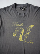 Load image into Gallery viewer, 1980s Faded Nashville Music City T-Shirt - M
