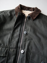 Load image into Gallery viewer, Waxed Bomber Jacket with Corduroy Collar - XL
