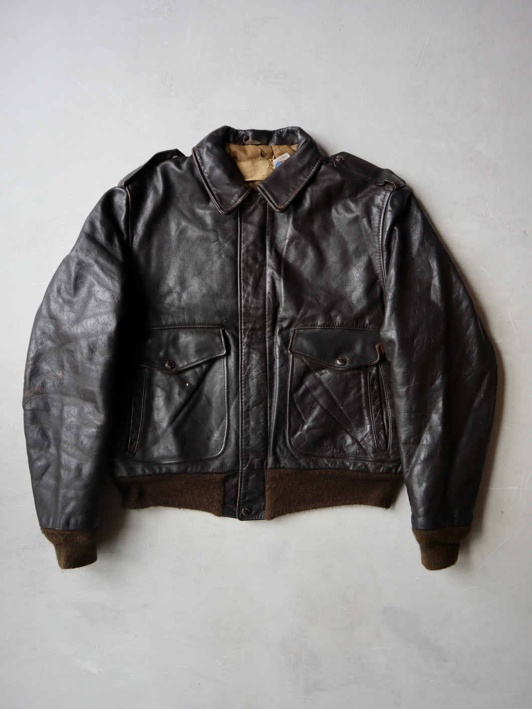 Schott A-2 Leather Flight Jacket - M/L
