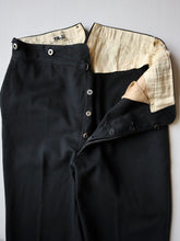 Load image into Gallery viewer, 1940s Euro Wool Buckleback Work Pants - 34"
