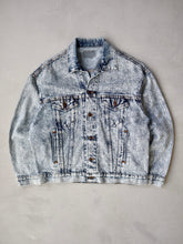 Load image into Gallery viewer, 1980&#39;s Made in USA Levi&#39;s Acid Wash Denim Jacket - L
