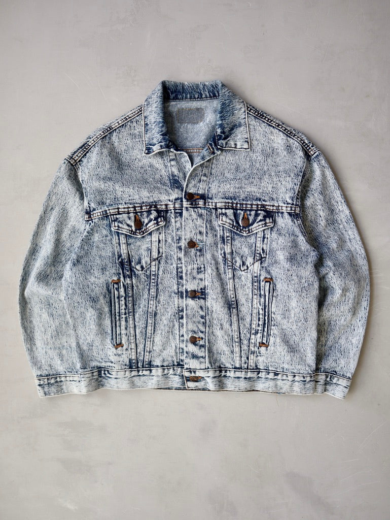 1980's Made in USA Levi's Acid Wash Denim Jacket - L