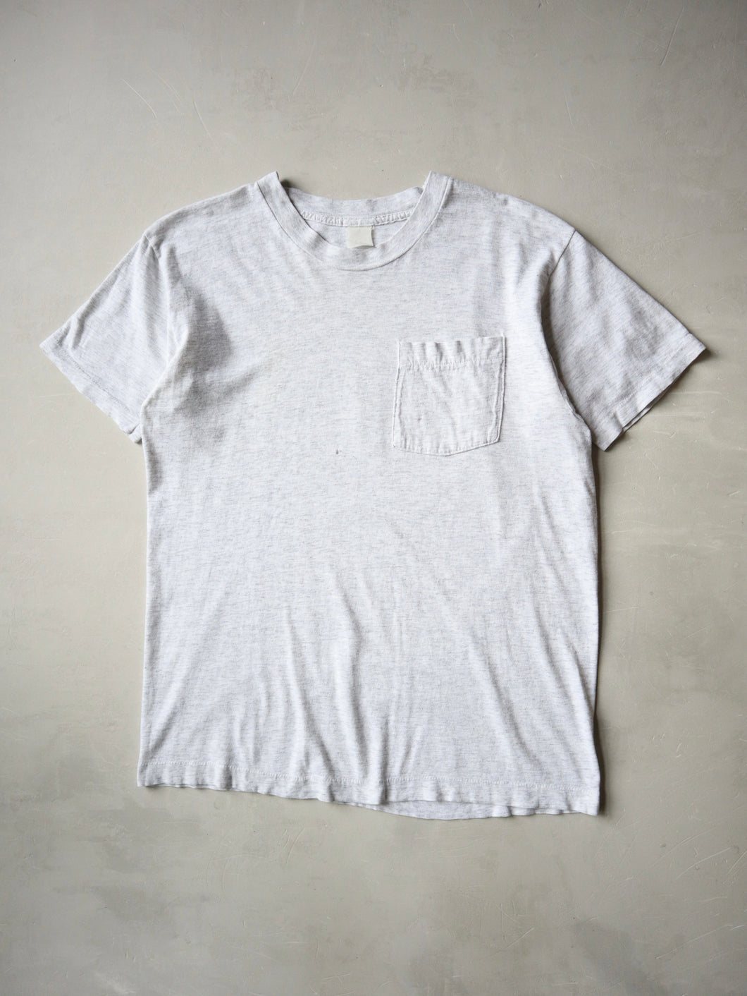 1990s Heather Grey Pocket Tee - S