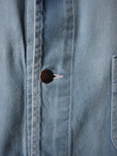 Load image into Gallery viewer, 1960s Faded French Chore with 13 Star Buttons - M/L

