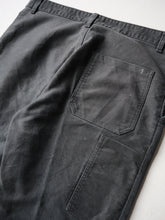 Load image into Gallery viewer, Black French Moleskin Pants with 13 Star Button - 36"
