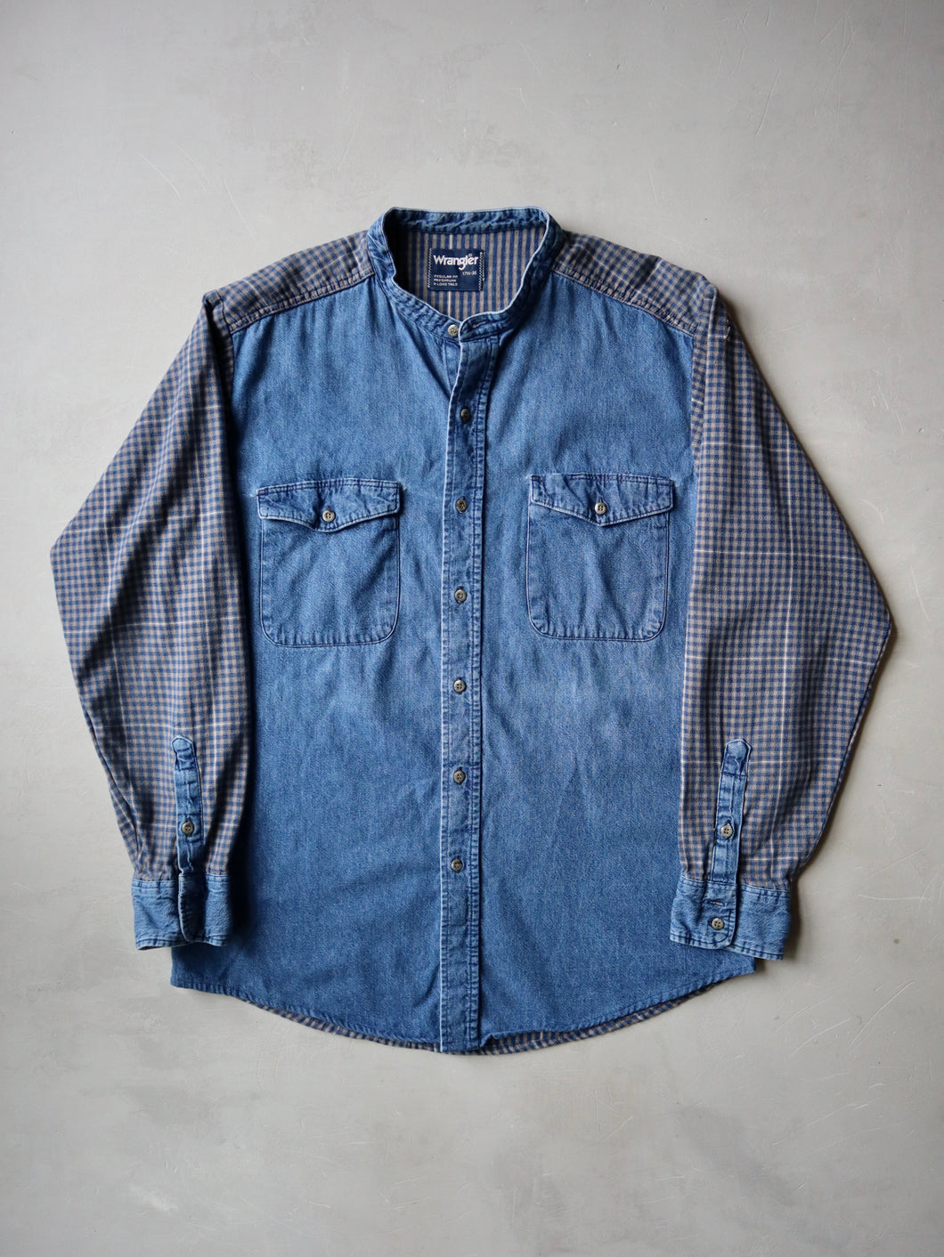 Wrangler Re-Worked Henley Shirt - M