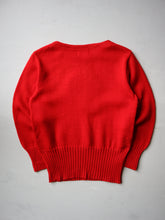 Load image into Gallery viewer, 1950&#39;s Jean Lee Originals Cheerleader Knit Sweater - S
