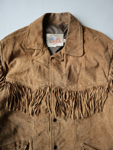 Load image into Gallery viewer, 1980s Excelled Suede Leather Fringe Jacket - L

