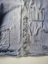Load image into Gallery viewer, 1960s Thrashed &amp; Faded French Chore Jacket - M/L
