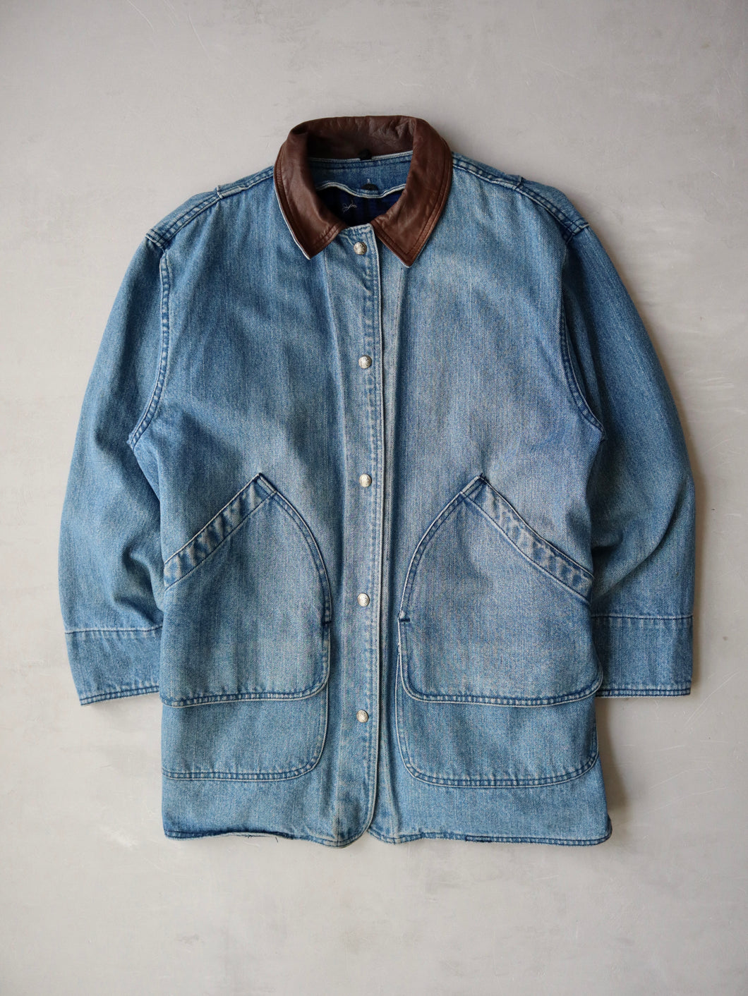 1980's Women's Woolrich Aztec Blanket Lined Chore Jacket - M