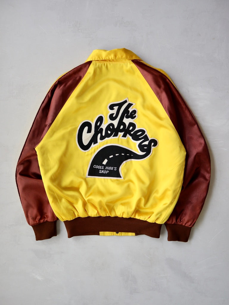 'The Choppers' Satin Bomber Jacket - M/L