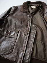 Load image into Gallery viewer, 1980s U.S Navy G-1 Leather Flight Jacket - L
