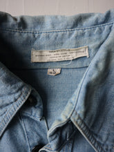 Load image into Gallery viewer, 1970s Chambray Pullover Work Shirt - L
