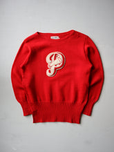 Load image into Gallery viewer, 1950&#39;s Jean Lee Originals Cheerleader Knit Sweater - S
