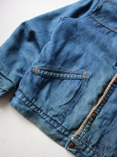 Load image into Gallery viewer, 1970s Wrangler Lined Denim Jacket with Corduroy Collar - M

