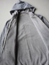 Load image into Gallery viewer, 1970s Waffle Lined Zip Up Hoodie - M
