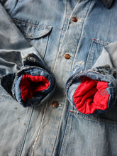 Load image into Gallery viewer, 1970s Distressed Wrangler Denim Chore Jacket - L
