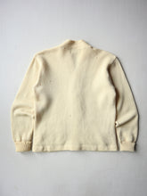 Load image into Gallery viewer, 1950s Distressed Campus Wool Cardigan - XS
