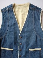 Load image into Gallery viewer, 1970s Big Smith Sherpa Lined Vest - M
