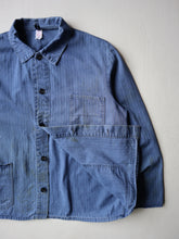 Load image into Gallery viewer, 1960s Thrashed German HBT Chore Jacket - L
