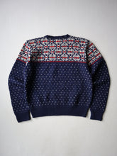 Load image into Gallery viewer, 1980s Nordic Style Wool Knit Sweater - S
