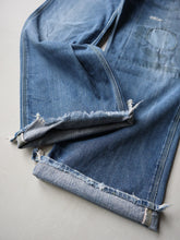 Load image into Gallery viewer, Heavily Repaired and Distressed RRL Buckle Back Jeans - 38"
