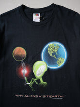 Load image into Gallery viewer, 2000&#39;s &#39;Why Aliens Visit Earth!&#39; Weed Tee - M

