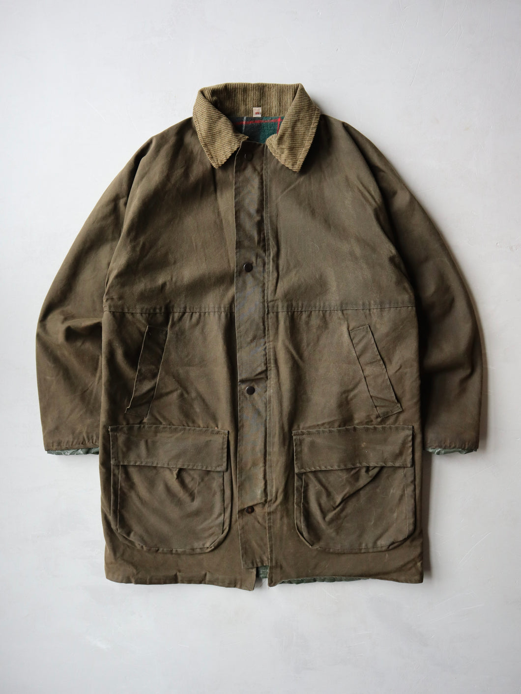 1990's Waxed Jacket - M