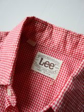 Load image into Gallery viewer, 1970s Lee Gingham Pearl Snap Western Shirt - S
