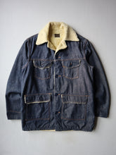 Load image into Gallery viewer, 1970s Sears Roebucks Sherpa Lined Denim Chore Jacket - L
