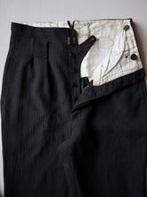 Load image into Gallery viewer, 1940s Euro Wool Buckleback Work Pants - 30"
