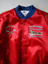 Load image into Gallery viewer, 1980&#39;s Budweiser Clydesdales Satin Bomber Jacket - XL
