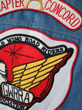 Load image into Gallery viewer, 1970&#39;s Sears Roebucks Gold Wing Road Riders Biker Denim Vest - M
