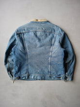 Load image into Gallery viewer, 1980&#39;s Distressed Lee Riders Lined Denim Jacket - L
