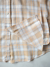 Load image into Gallery viewer, 1970&#39;s JCPenny Lightweight Plaid Shirt - L
